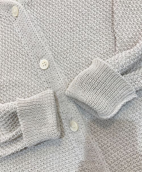 FRAMeWORK（フレームワーク）FRAMeWORK (フレームワーク) カノコ2WAY Back開きカーディガン 24ss　24080220200010 ベージュ サイズ:Freeの古着・服飾アイテム