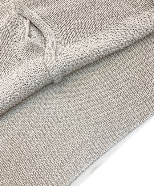 FRAMeWORK（フレームワーク）FRAMeWORK (フレームワーク) カノコ2WAY Back開きカーディガン 24ss　24080220200010 ベージュ サイズ:Freeの古着・服飾アイテム