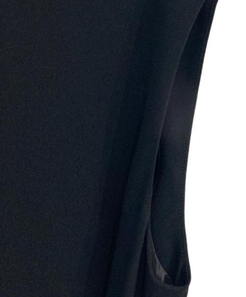 GRACE CLASS（グレースクラス）GRACE CLASS (グレースクラス) タックバイカラードレス　0223235151 ブラック×ピンク サイズ:38の古着・服飾アイテム