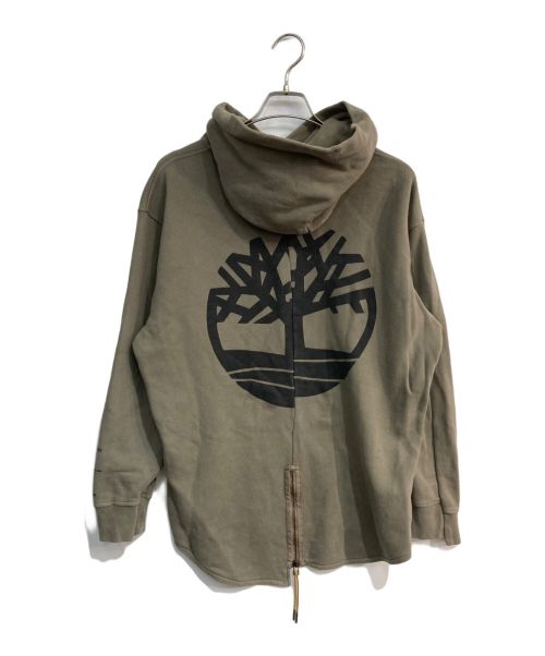 Timberland（ティンバーランド）Timberland (ティンバーランド) MONKEY TIME (モンキータイム) パーカー　TB0A1R41 ベージュ サイズ:Mの古着・服飾アイテム