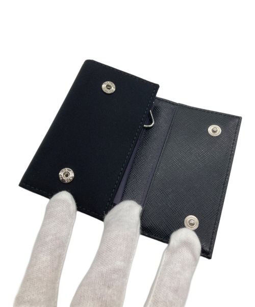 PRADA（プラダ）PRADA (プラダ) キーケース　	M222　PORTACHIAVI 6 GANC ブラックの古着・服飾アイテム