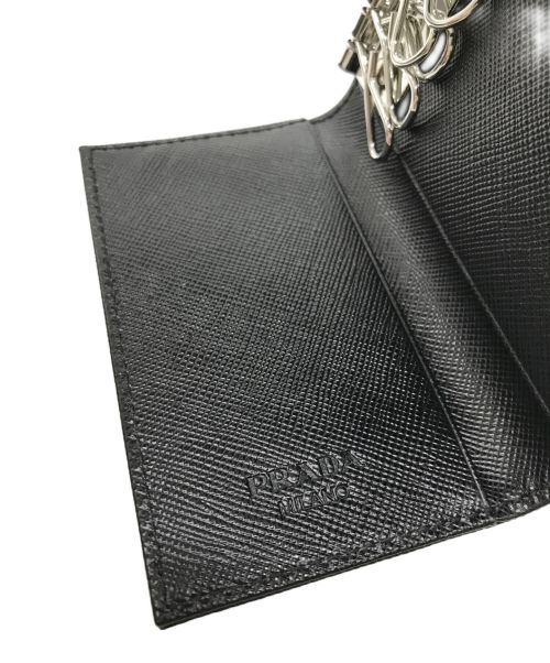 PRADA（プラダ）PRADA (プラダ) キーケース　	M222　PORTACHIAVI 6 GANC ブラックの古着・服飾アイテム