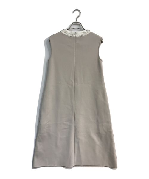 FOXEY（フォクシー）FOXEY (フォクシー) KNIT DRESS GARLAND ベージュ サイズ:38の古着・服飾アイテム