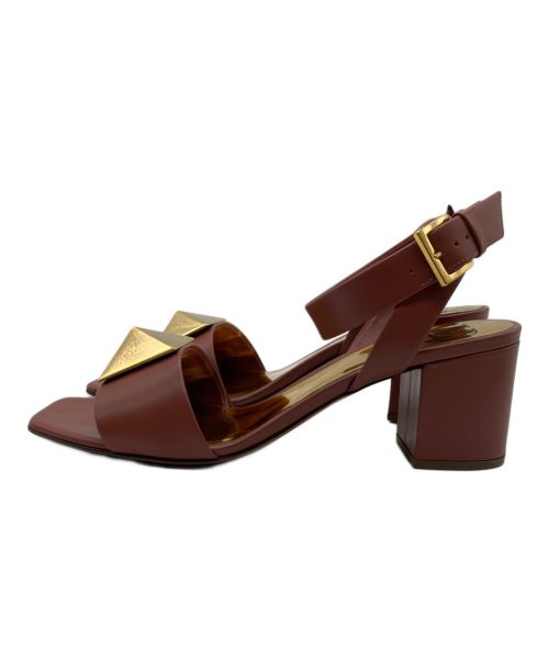 VALENTINO GARAVANI（ヴァレンティノ・ガラヴァーニ）VALENTINO GARAVANI (ヴァレンティノ・ガラヴァーニ) One Stud Ankle Strap Sandal ピンク サイズ:36 1/2の古着・服飾アイテム