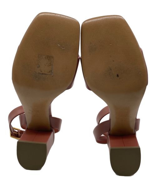 VALENTINO GARAVANI（ヴァレンティノ・ガラヴァーニ）VALENTINO GARAVANI (ヴァレンティノ・ガラヴァーニ) One Stud Ankle Strap Sandal ピンク サイズ:36 1/2の古着・服飾アイテム
