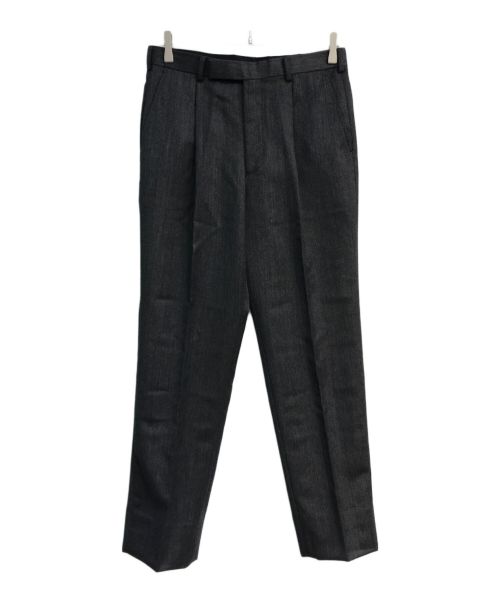JOHN LAWRENCE SULLIVAN（ジョン ローレンス サリバン）JOHN LAWRENCE SULLIVAN (ジョンローレンスサリバン) ウール テーパード トラウザーパンツ　2B001-0122-01 グレー サイズ:46の古着・服飾アイテム