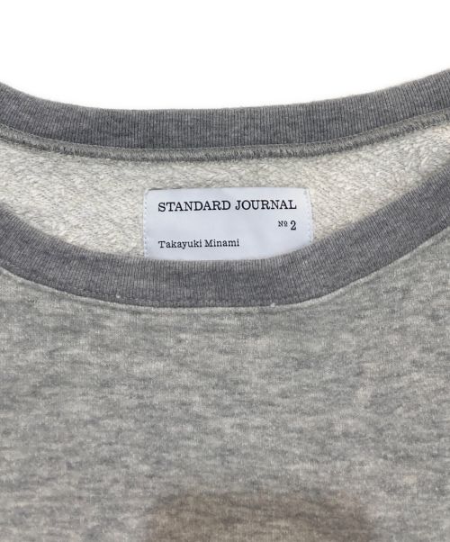 STANDARD JOURNAL（スタンダード ジャーナル）STANDARD JOURNAL (スタンダード ジャーナル) MINAMI SWEAT　21070600403110 グレー サイズ:2の古着・服飾アイテム