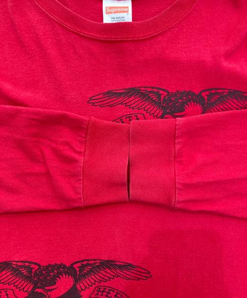 SUPREME（シュプリーム）SUPREME (シュプリーム) ANTIHERO (アンタイヒーロー) カットソー レッド サイズ:Mの古着・服飾アイテム