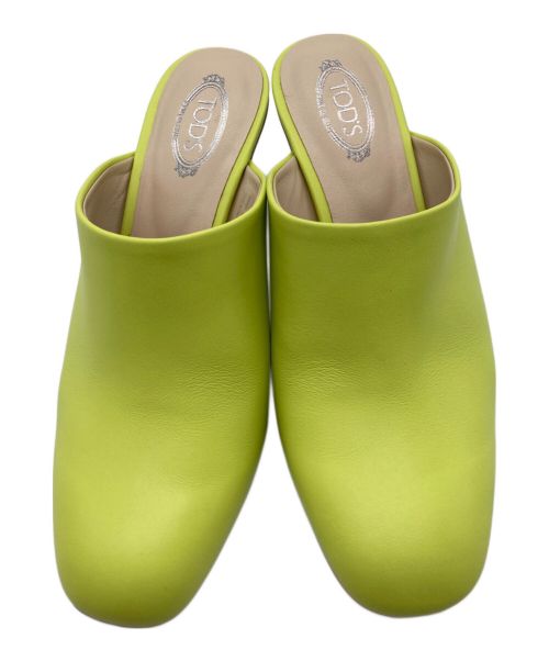 TOD'S（トッズ）TOD'S (トッズ) レザーミュール　XXW19L0IJ40MIDV424 グリーン サイズ:36の古着・服飾アイテム