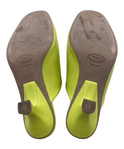 TOD'S（トッズ）TOD'S (トッズ) レザーミュール　XXW19L0IJ40MIDV424 グリーン サイズ:36の古着・服飾アイテム