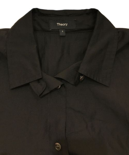 theory（セオリー）theory (セオリー) Sheer Shirting BF Shirt　01-4208210 ブラック サイズ:Sの古着・服飾アイテム