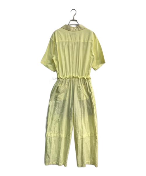 SAYAKA DAVIS（サヤカ デイヴィス）SAYAKA DAVIS (サヤカ デイヴィス) オープンカラージャンプスーツ イエロー サイズ:Sの古着・服飾アイテム