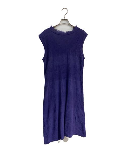 me ISSEY MIYAKE（ミーイッセイ ミヤケ）me ISSEY MIYAKE (ミーイッセイ ミヤケ) ノースリーブワンピース　MI14FH352 パープル サイズ:-の古着・服飾アイテム