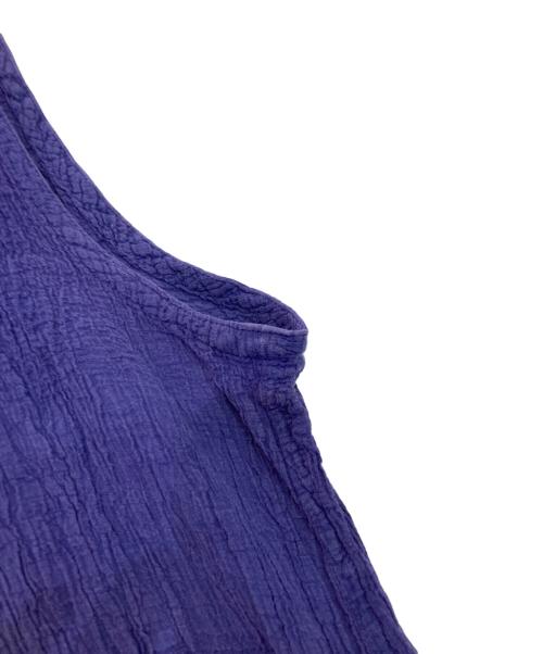 me ISSEY MIYAKE（ミーイッセイ ミヤケ）me ISSEY MIYAKE (ミーイッセイ ミヤケ) ノースリーブワンピース　MI14FH352 パープル サイズ:-の古着・服飾アイテム