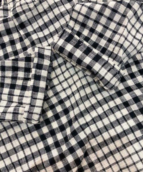 house of lotus（ハウスオブロータス）HOUSE OF LOTUS (ハウスオブロータス) チュニックブラウス　10111-93-004 ブラック×アイボリー サイズ:Mの古着・服飾アイテム