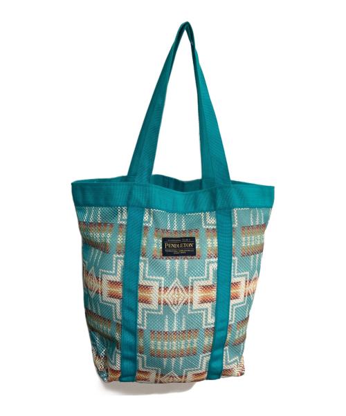PENDLETON（ペンドルトン）PENDLETON (ペンドルトン) メッシュトートバッグ ブルー サイズ:-の古着・服飾アイテム
