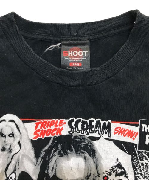 SHOOT（シュート）SHOOT (シュート) バンドTシャツ　ROB ZOMBIE 2009  ブラック サイズ:Lの古着・服飾アイテム