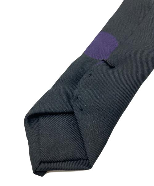 NUMBER (N)INE（ナンバーナイン）NUMBER (N)INE (ナンバーナイン) TAKAHIROMIYASHITA TheSoloIst. (タカヒロミヤシタ ザソロイスト) ドットネクタイ ブラック×パープル サイズ:-の古着・服飾アイテム