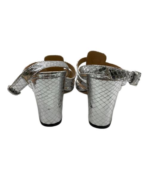 sergio rossi（セルジオロッシ）sergio rossi (セルジオロッシ) サンダル シルバー サイズ:36 1/2の古着・服飾アイテム