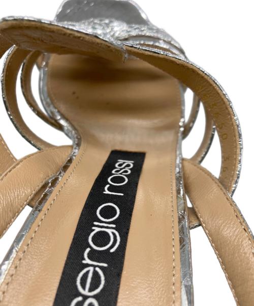 sergio rossi（セルジオロッシ）sergio rossi (セルジオロッシ) サンダル シルバー サイズ:36 1/2の古着・服飾アイテム