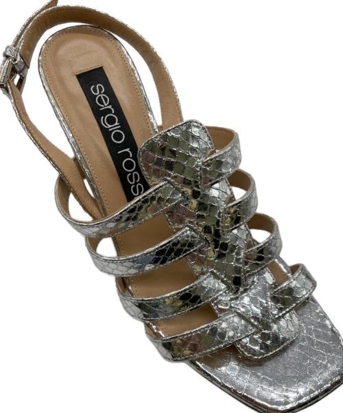 sergio rossi（セルジオロッシ）sergio rossi (セルジオロッシ) サンダル シルバー サイズ:36 1/2の古着・服飾アイテム