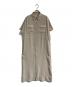 SOEJU（ソージュ）の古着「ロングシャツワンピース　S-01-OP-025」｜ベージュ