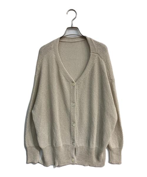 FRAMeWORK（フレームワーク）FRAMeWORK (フレームワーク) カノコ2WAY Back開きカーディガン ベージュ サイズ:-の古着・服飾アイテム