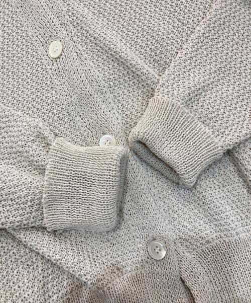 FRAMeWORK（フレームワーク）FRAMeWORK (フレームワーク) カノコ2WAY Back開きカーディガン ベージュ サイズ:-の古着・服飾アイテム