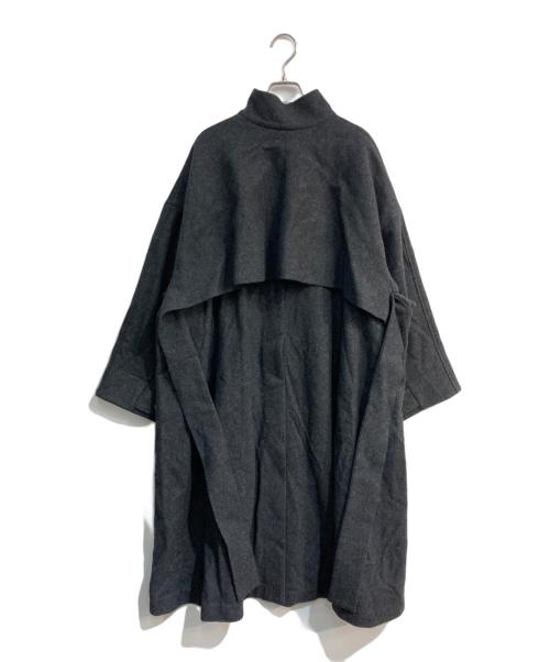 ENFOLD（エンフォルド）ENFOLD (エンフォルド) オーバーサイズフレアコート　300FA130-1950 グレー サイズ:36の古着・服飾アイテム