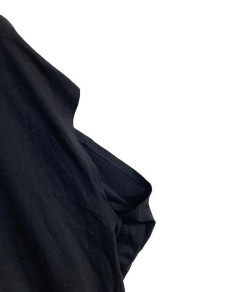 MM6 Maison Margiela（エムエムシックスメゾンマルジェラ）MM6 Maison Margiela (エムエムシックスメゾンマルジェラ) スリーブドレープ デザイン ノースリーブTシャツ　S52GC0257 ブラック サイズ:Sの古着・服飾アイテム