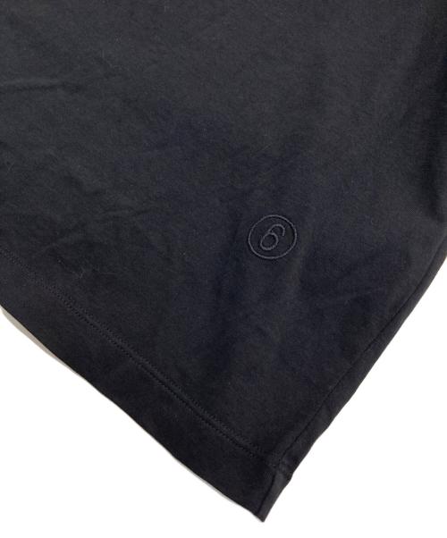 MM6 Maison Margiela（エムエムシックスメゾンマルジェラ）MM6 Maison Margiela (エムエムシックスメゾンマルジェラ) スリーブドレープ デザイン ノースリーブTシャツ　S52GC0257 ブラック サイズ:Sの古着・服飾アイテム