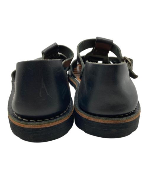 stevemono（スティーブ モノ）stevemono (スティーブ モノ) グルカ サンダル ブラック サイズ:3の古着・服飾アイテム