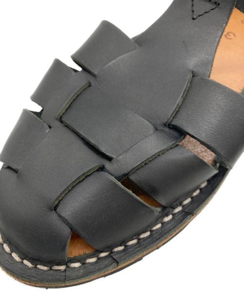 stevemono（スティーブ モノ）stevemono (スティーブ モノ) グルカ サンダル ブラック サイズ:3の古着・服飾アイテム