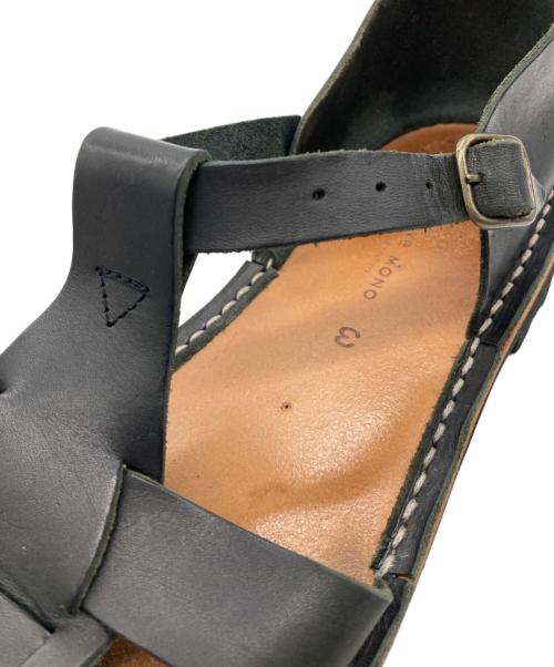 stevemono（スティーブ モノ）stevemono (スティーブ モノ) グルカ サンダル ブラック サイズ:3の古着・服飾アイテム