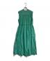 ne quittez pas (ヌキテパ) C.Dobby Stripe Emb Sleeveless Dress　010511GP1 グリーン サイズ:-：10000円