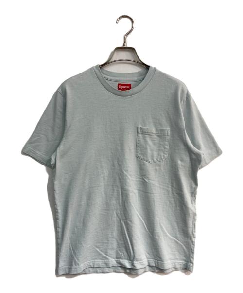 SUPREME（シュプリーム）Supreme (シュプリーム) ポケットTシャツ ブルー サイズ:Sの古着・服飾アイテム