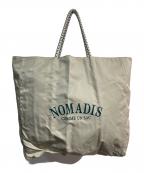 NOMADISノマディス）の古着「SAC2 リバーシブル トートバッグ」｜ベージュ×グリーン