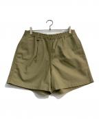 Dickies×MFC STOREディッキーズ×エムエフシーストア）の古着「TUCK SHORT WORK PANTS　mfc22s-bt-0006」｜ベージュ