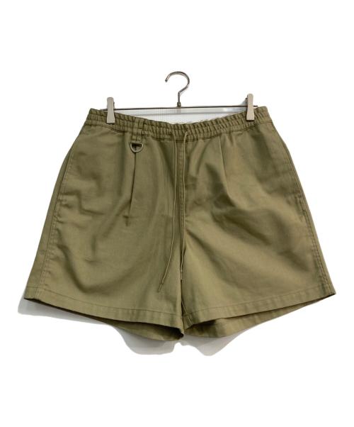 Dickies（ディッキーズ）Dickies (ディッキーズ) MFC STORE (エムエフシーストア) TUCK SHORT WORK PANTS　mfc22s-bt-0006 ベージュ サイズ:Lの古着・服飾アイテム