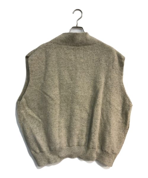 UNUSED（アンユーズド）UNUSED (アンユーズド) V-NECK KNIT VEST ベージュ サイズ:2の古着・服飾アイテム