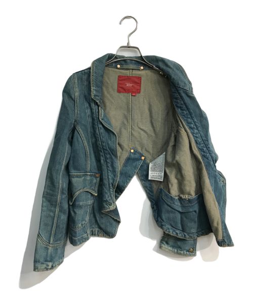 LEVI'S RED（リーバイス レッド）LEVI'S RED (リーバイス レッド) チェーンデザインデニムジャケット　マルジェラ期 インディゴ サイズ:XSの古着・服飾アイテム