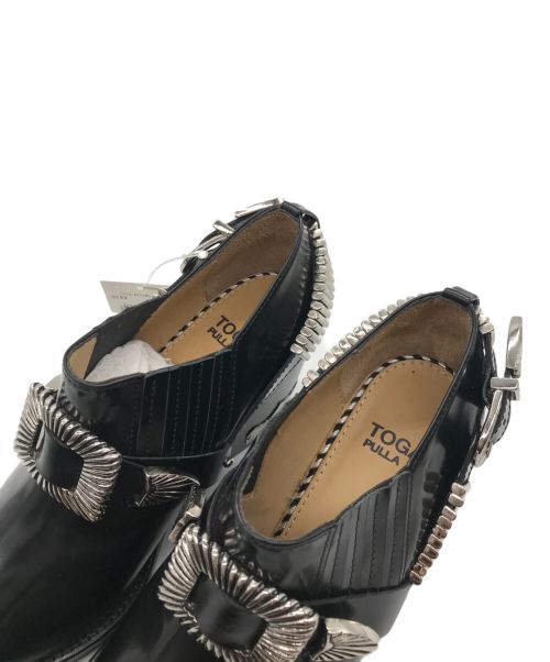 TOGA PULLA（トーガ プルラ）TOGA PULLA (トーガ プルラ) ショートブーツ　TP72-AJ728 / 0317G ブラック サイズ:36の古着・服飾アイテム