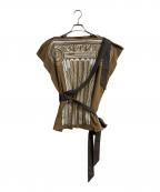 Vivienne Westwood RED LABELヴィヴィアンウエストウッドレッドレーベル）の古着「変形カットソー　16-12-301026-00」｜ブラウン