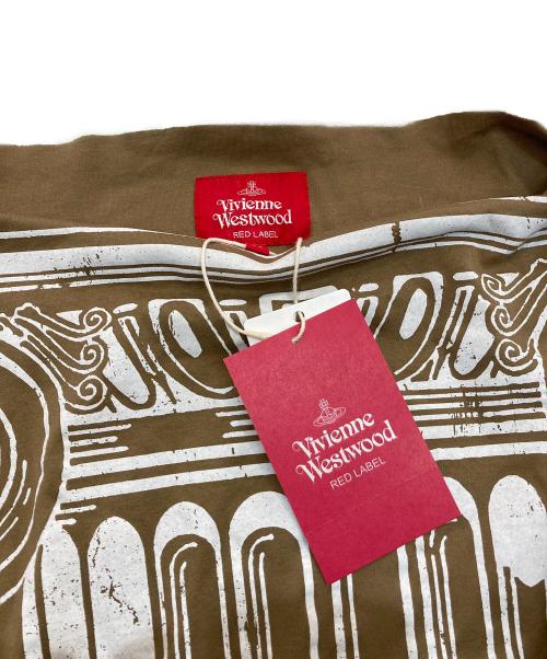 Vivienne Westwood RED LABEL（ヴィヴィアンウエストウッドレッドレーベル）Vivienne Westwood RED LABEL (ヴィヴィアンウエストウッドレッドレーベル) 変形カットソー　16-12-301026-00 ブラウン サイズ:00 未使用品の古着・服飾アイテム