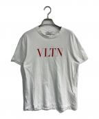 VALENTINOヴァレンティノ）の古着「ロゴプリントTシャツ　0000045669 01」｜ホワイト