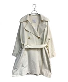 Spick and Span（スピックアンドスパン）の古着「Co/R ワイドトレンチコート　24020200204010」｜ホワイト