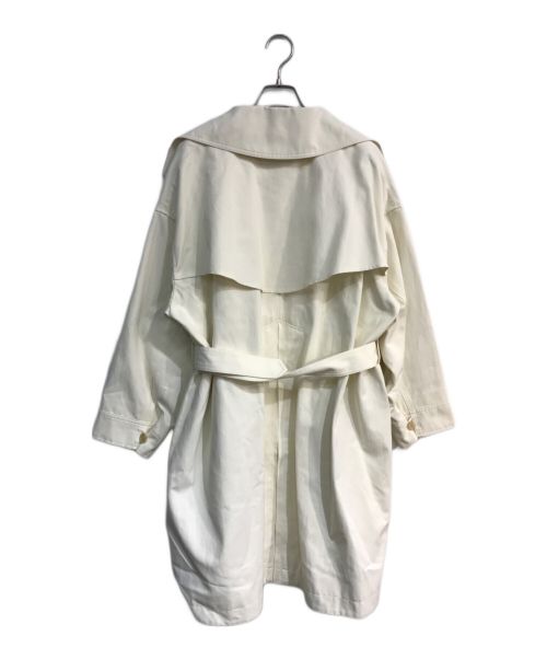 Spick and Span（スピックアンドスパン）Spick and Span (スピックアンドスパン) Co/R ワイドトレンチコート　24020200204010 ホワイト サイズ:-の古着・服飾アイテム