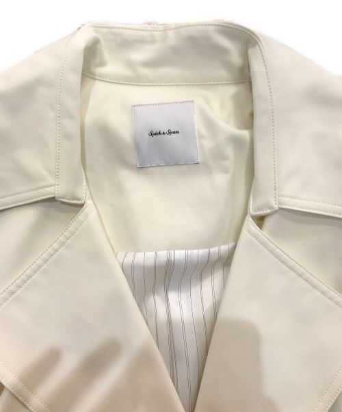 Spick and Span（スピックアンドスパン）Spick and Span (スピックアンドスパン) Co/R ワイドトレンチコート　24020200204010 ホワイト サイズ:-の古着・服飾アイテム