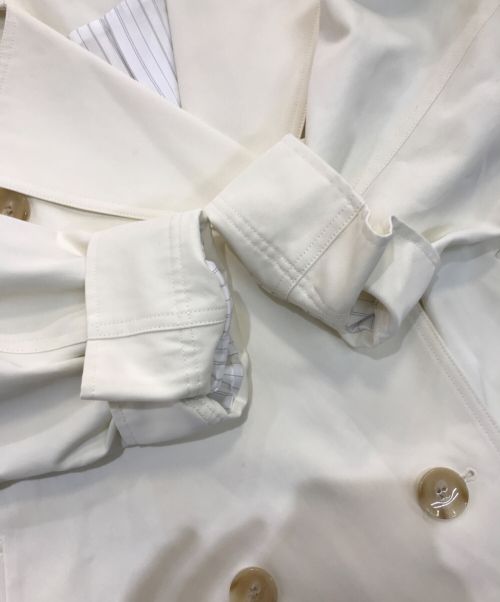 Spick and Span（スピックアンドスパン）Spick and Span (スピックアンドスパン) Co/R ワイドトレンチコート　24020200204010 ホワイト サイズ:-の古着・服飾アイテム