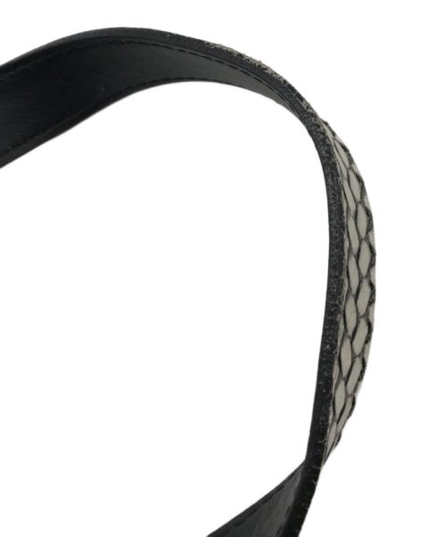 HIROKO HAYASHI（ヒロコ ハヤシ）HIROKO HAYASHI (ヒロコ ハヤシ) オッティカハンドバッグ ホワイト×ブラック サイズ:-の古着・服飾アイテム